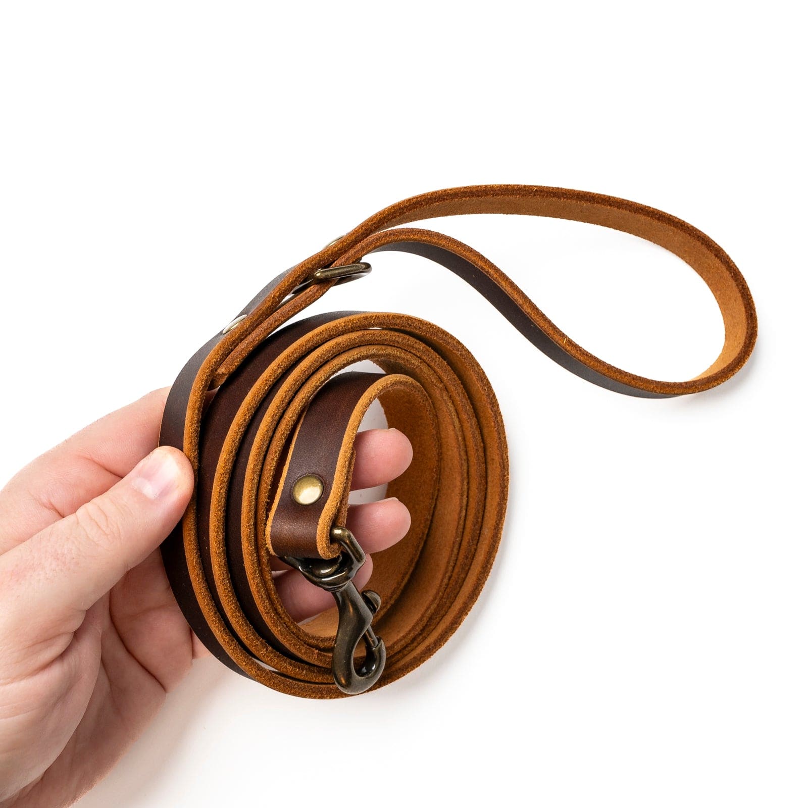 Matching Dog Collar & Leash Bundle - Heritage Brown Popov Leather®