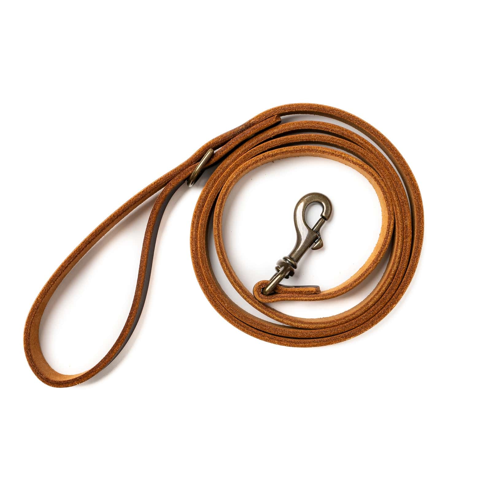 Matching Dog Collar & Leash Bundle - Heritage Brown Popov Leather®