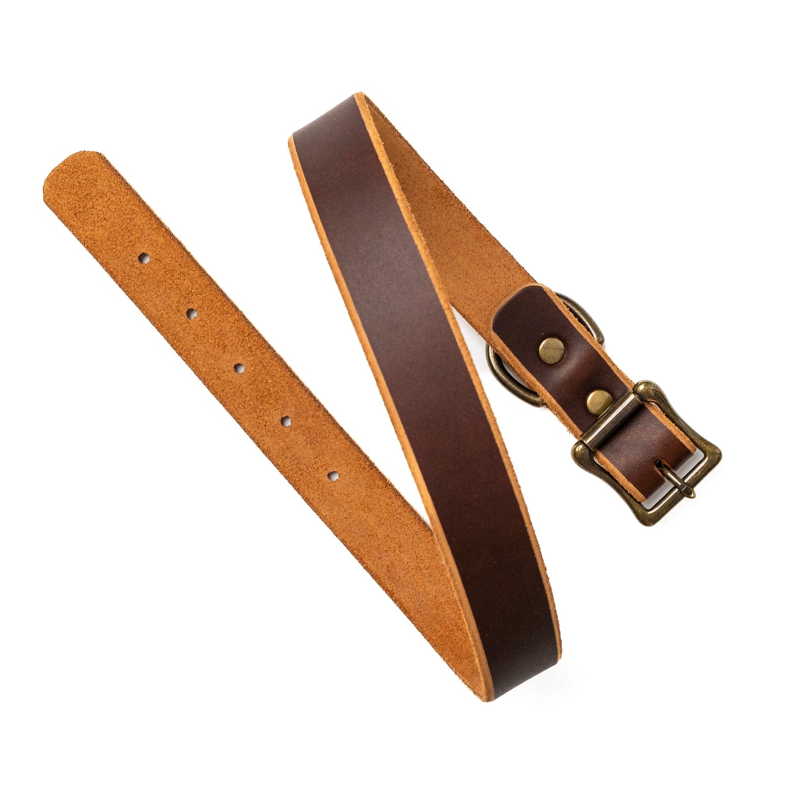 Matching Dog Collar & Leash Bundle - Heritage Brown Popov Leather®