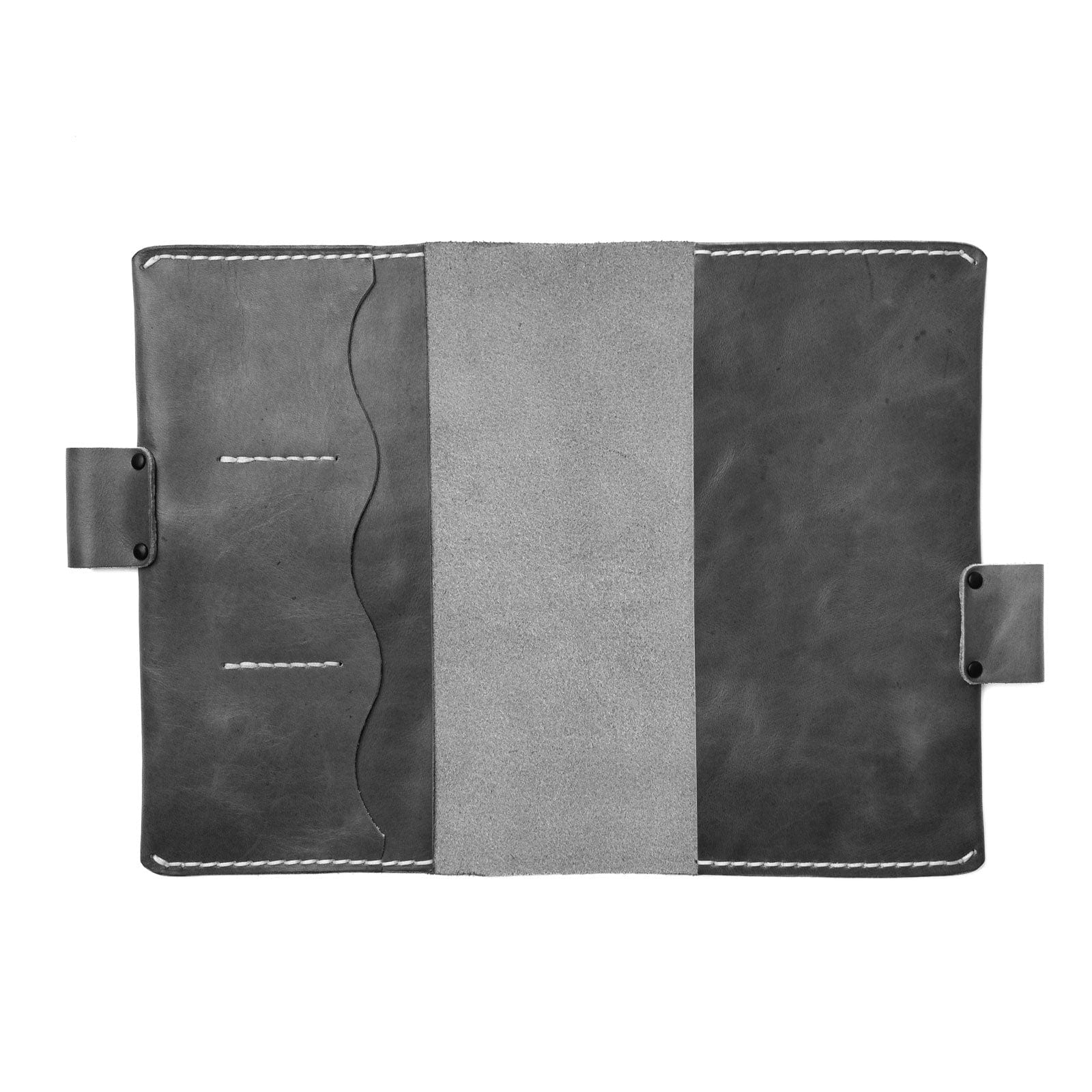 Grey leather grab bag online