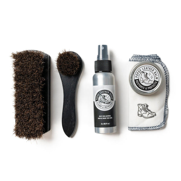 Boot Cleaning Kit Natural Ingredients for Ultimate Leather Care Popov Leather