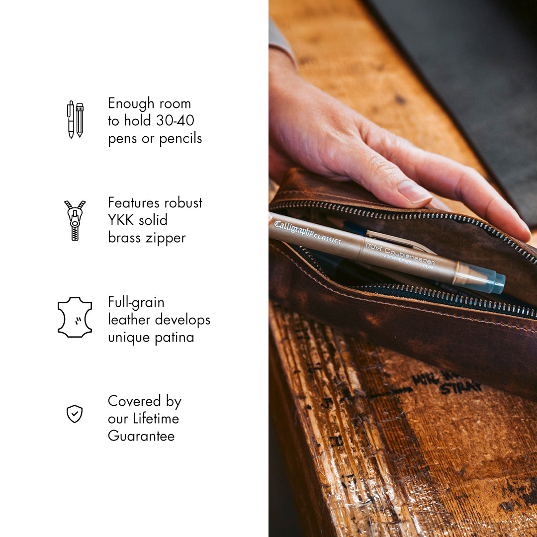 Leather Pencil Case