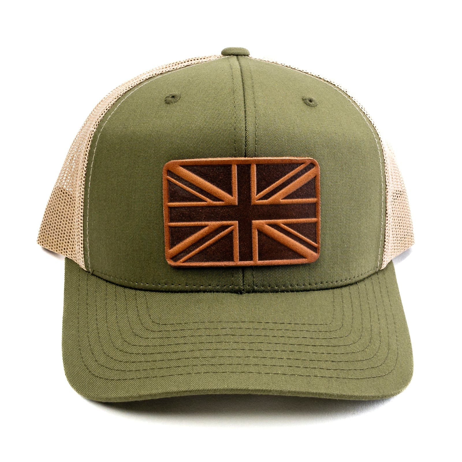 Hand Stitched British Flag Baseball Cap top