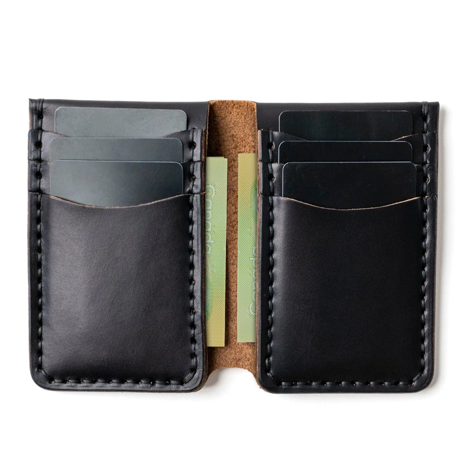 Leather Vertical Wallet